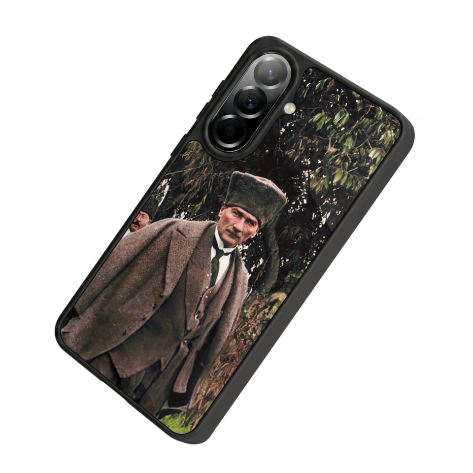 Samsung Galaxy A37 Uyumlu Mustafa Kemal Ataturk Tasarımlı Glossy Premium Kılıf