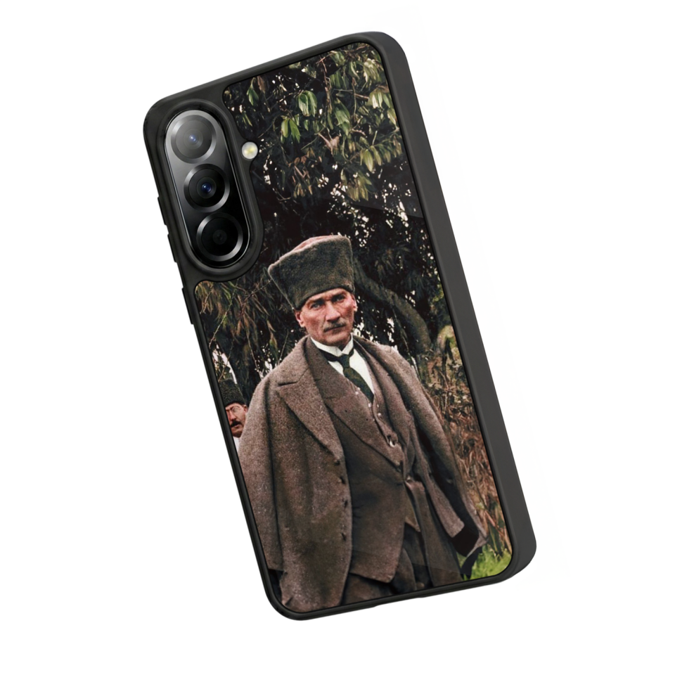 Samsung Galaxy A37 Uyumlu Mustafa Kemal Ataturk Tasarımlı Glossy Premium Kılıf