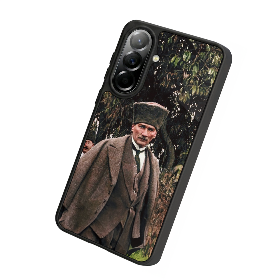 Samsung Galaxy A37 Uyumlu Mustafa Kemal Ataturk Tasarımlı Glossy Premium Kılıf