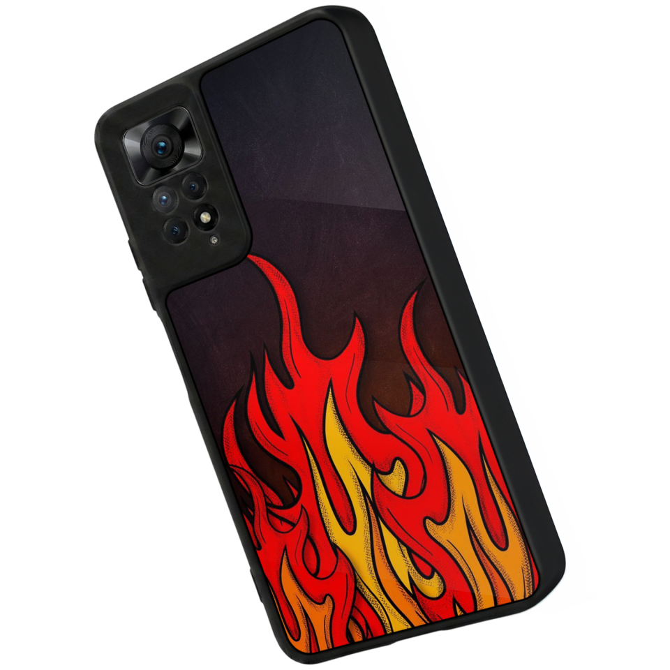 Xiaomi Redmi Note 11 Pro Uyumlu Abstract Tasarımlı Glossy Premium Kılıf