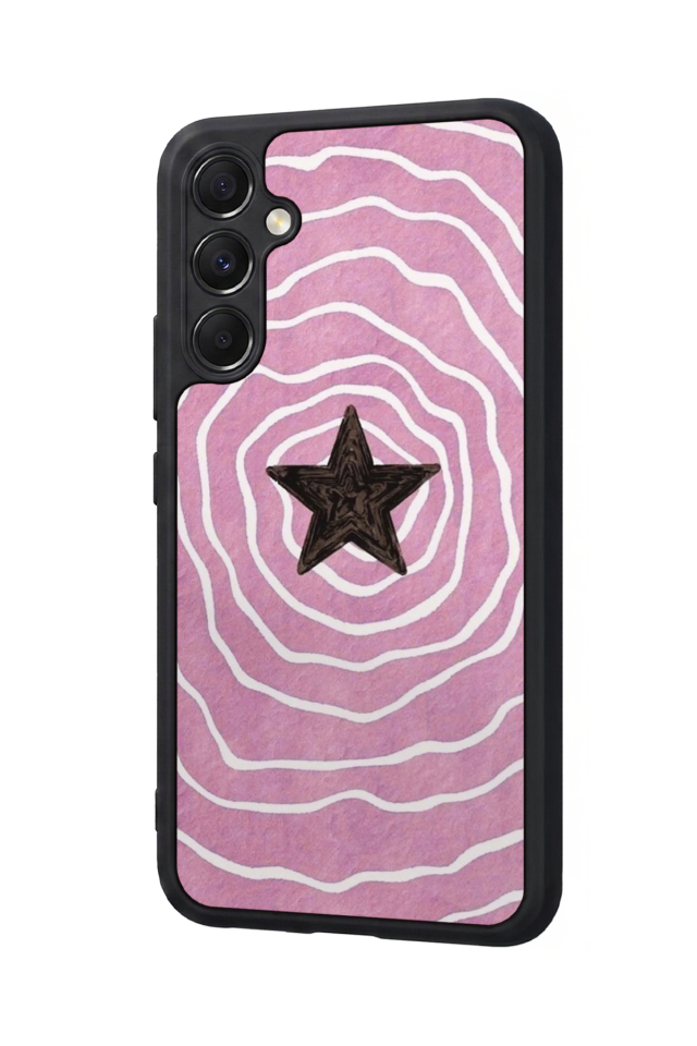 Samsung Galaxy M34 Uyumlu Retro Yildizlar Tasarımlı Glossy Premium Kılıf
