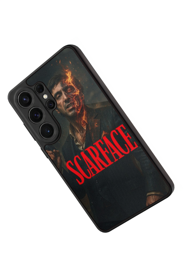 Samsung Galaxy S26 Ultra Uyumlu Scarface Tasarımlı Glossy Premium Kılıf