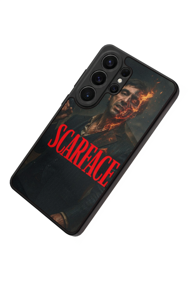 Samsung Galaxy S26 Ultra Uyumlu Scarface Tasarımlı Glossy Premium Kılıf