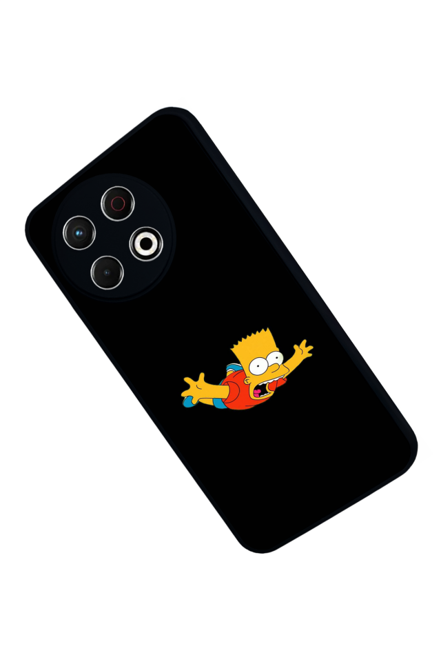 Tecno Spark 30 Pro Uyumlu The Simpsons Tasarımlı Glossy Premium Kılıf