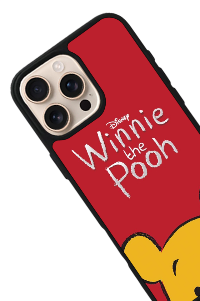iPhone 16 Pro Uyumlu Winnie Tasarımlı Glossy Premium Kılıf