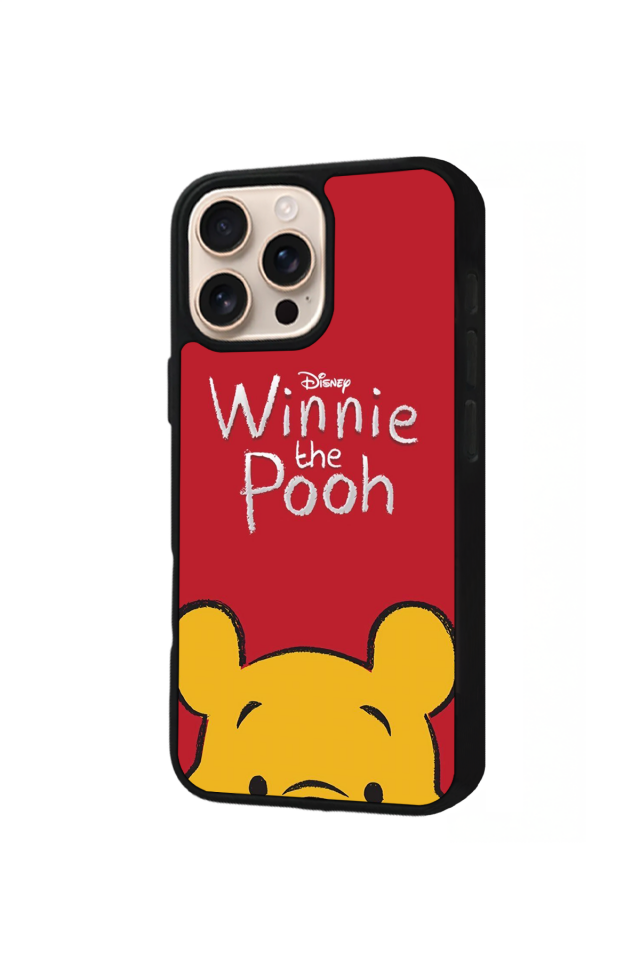 iPhone 16 Pro Uyumlu Winnie Tasarımlı Glossy Premium Kılıf