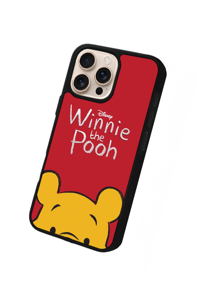 iPhone 16 Pro Uyumlu Winnie Tasarımlı Glossy Premium Kılıf