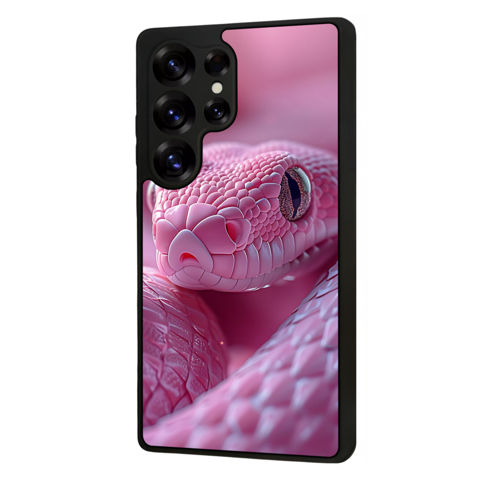 Samsung Galaxy S25 Ultra Uyumlu Yılan Tasarımlı Glossy Premium Kılıf