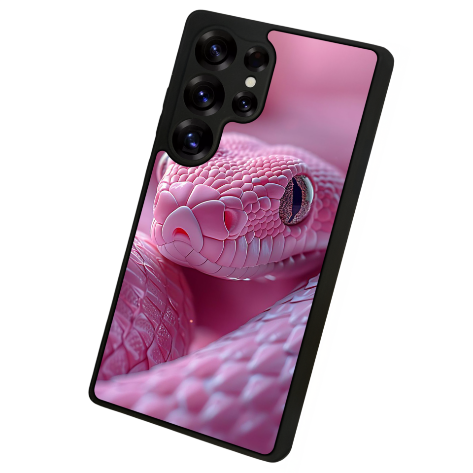 Samsung Galaxy S25 Ultra Uyumlu Yılan Tasarımlı Glossy Premium Kılıf