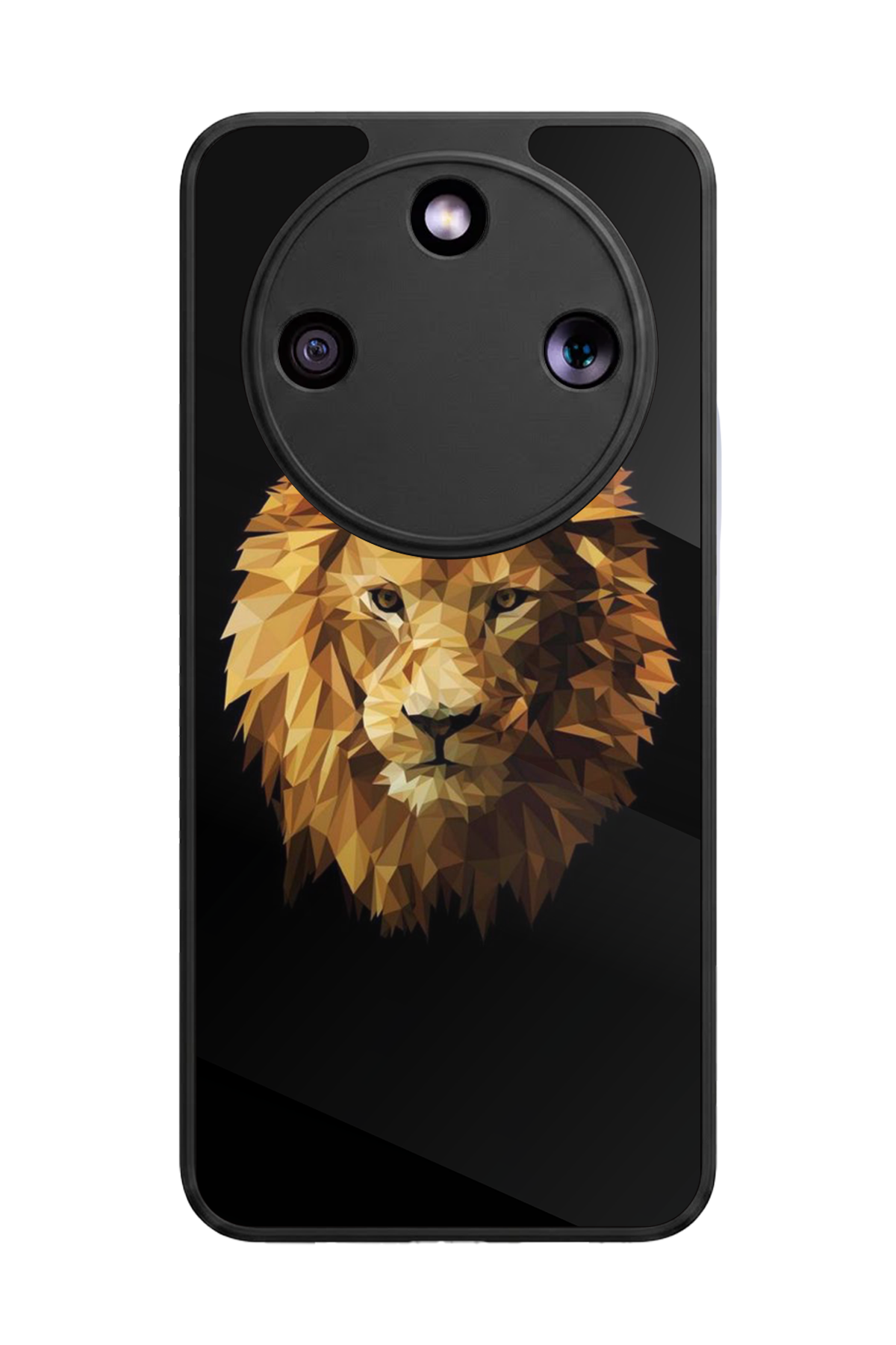 Honor Magic 8 Lite Uyumlu Aslan Tasarımlı Glossy Premium Kılıf