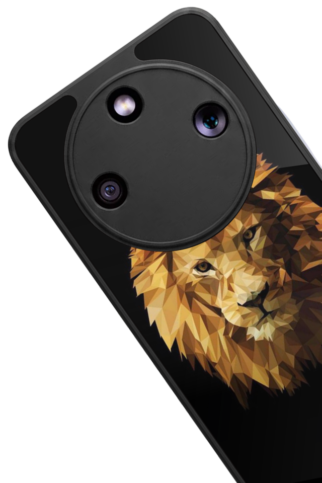 Honor Magic 8 Lite Uyumlu Aslan Tasarımlı Glossy Premium Kılıf