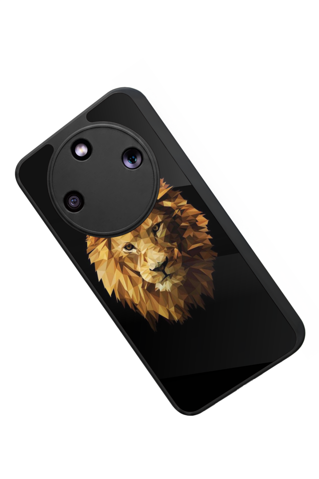 Honor Magic 8 Lite Uyumlu Aslan Tasarımlı Glossy Premium Kılıf