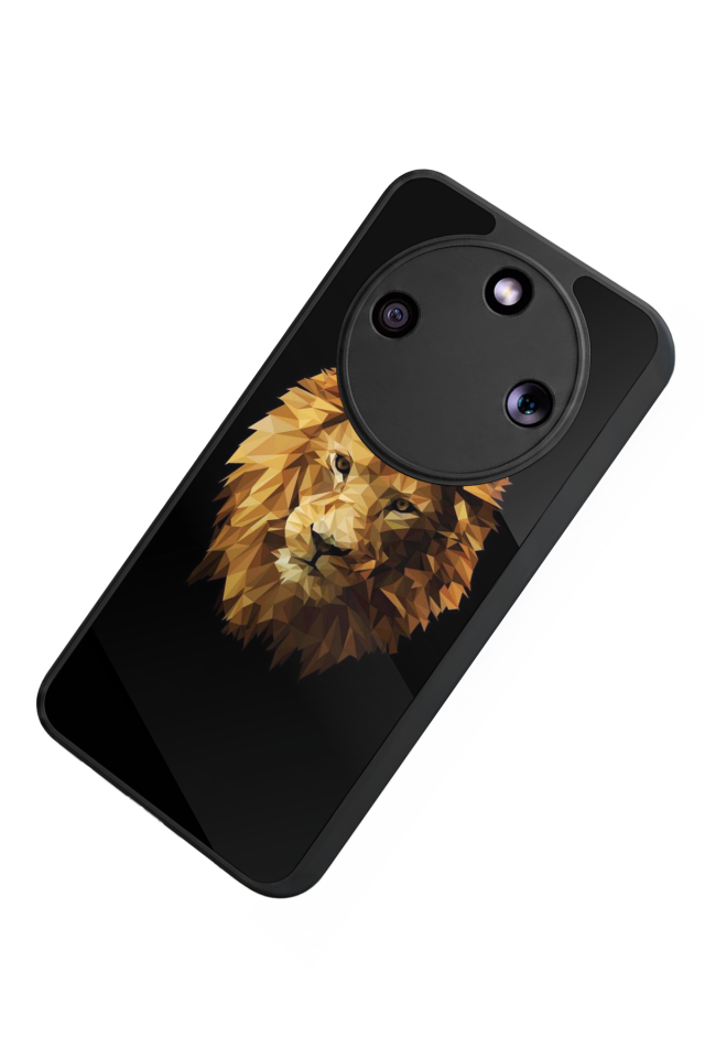 Honor Magic 8 Lite Uyumlu Aslan Tasarımlı Glossy Premium Kılıf