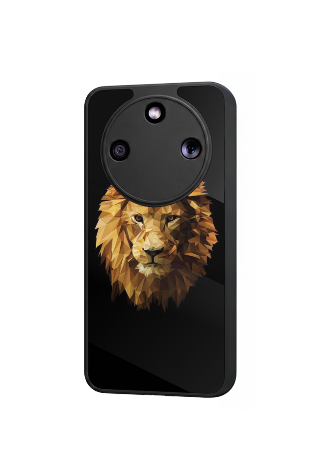 Honor Magic 8 Lite Uyumlu Aslan Tasarımlı Glossy Premium Kılıf