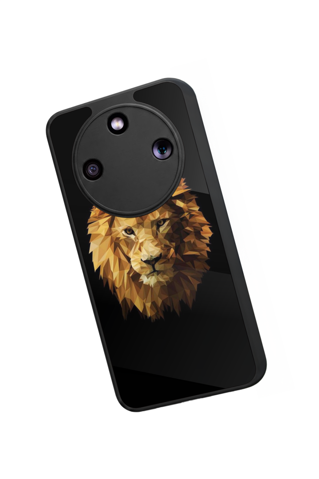 Honor Magic 8 Lite Uyumlu Aslan Tasarımlı Glossy Premium Kılıf