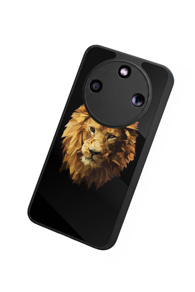 Honor Magic 8 Lite Uyumlu Aslan Tasarımlı Glossy Premium Kılıf