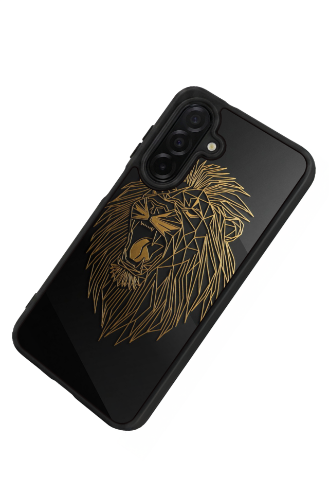 Samsung Galaxy A36 Uyumlu Aslan Tasarımlı Glossy Premium Kılıf