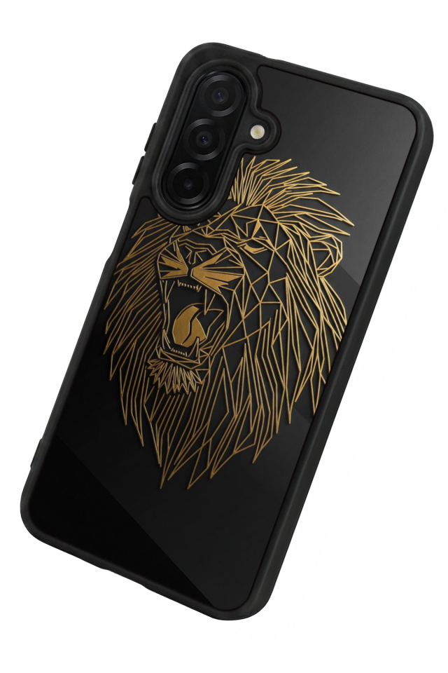 Samsung Galaxy A36 Uyumlu Aslan Tasarımlı Glossy Premium Kılıf