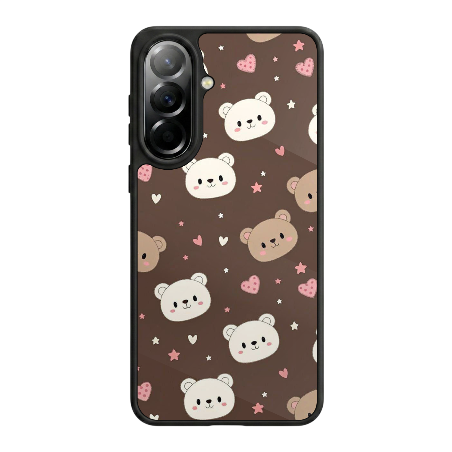 Samsung Galaxy A57 Uyumlu Ayı Tasarımlı Glossy Premium Kılıf