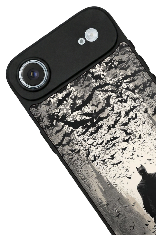 iPhone 17 Air Uyumlu Batman Tasarımlı Glossy Premium Kılıf