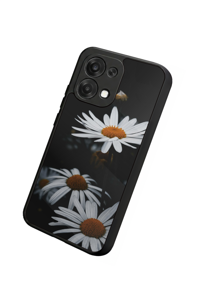 Oppo A6 Pro Uyumlu Cicek Tasarımlı Glossy Premium Kılıf
