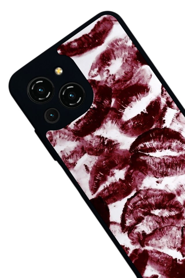 Reeder S23 Pro Max Uyumlu Dudak Tasarımlı Glossy Premium Kılıf