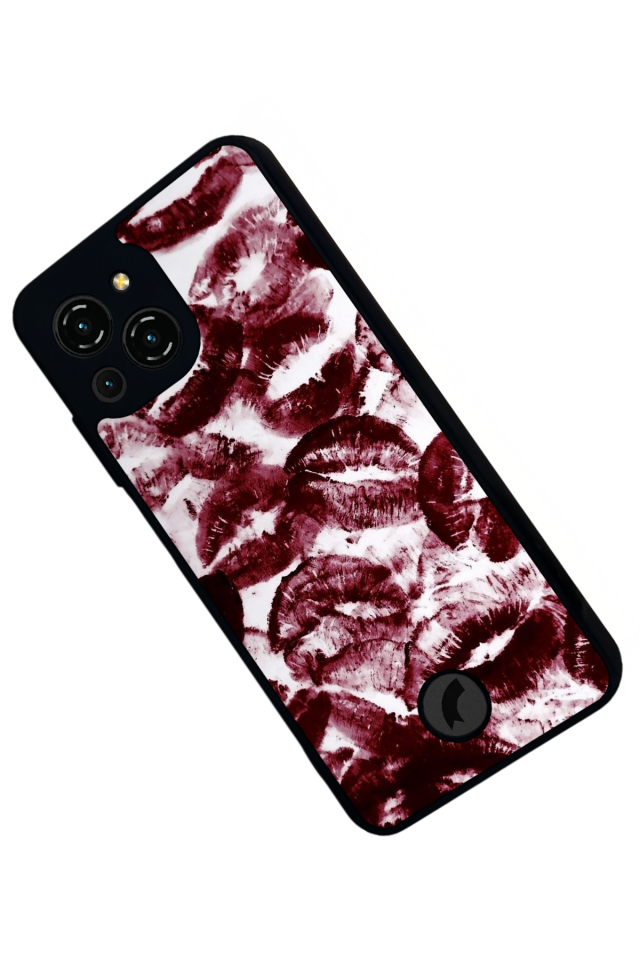 Reeder S23 Pro Max Uyumlu Dudak Tasarımlı Glossy Premium Kılıf