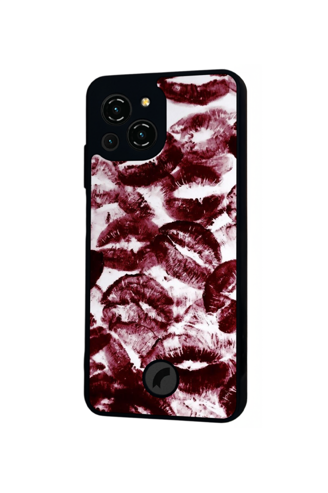 Reeder S23 Pro Max Uyumlu Dudak Tasarımlı Glossy Premium Kılıf