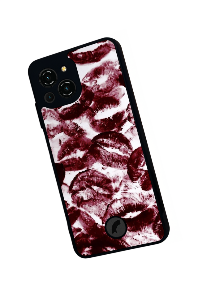 Reeder S23 Pro Max Uyumlu Dudak Tasarımlı Glossy Premium Kılıf