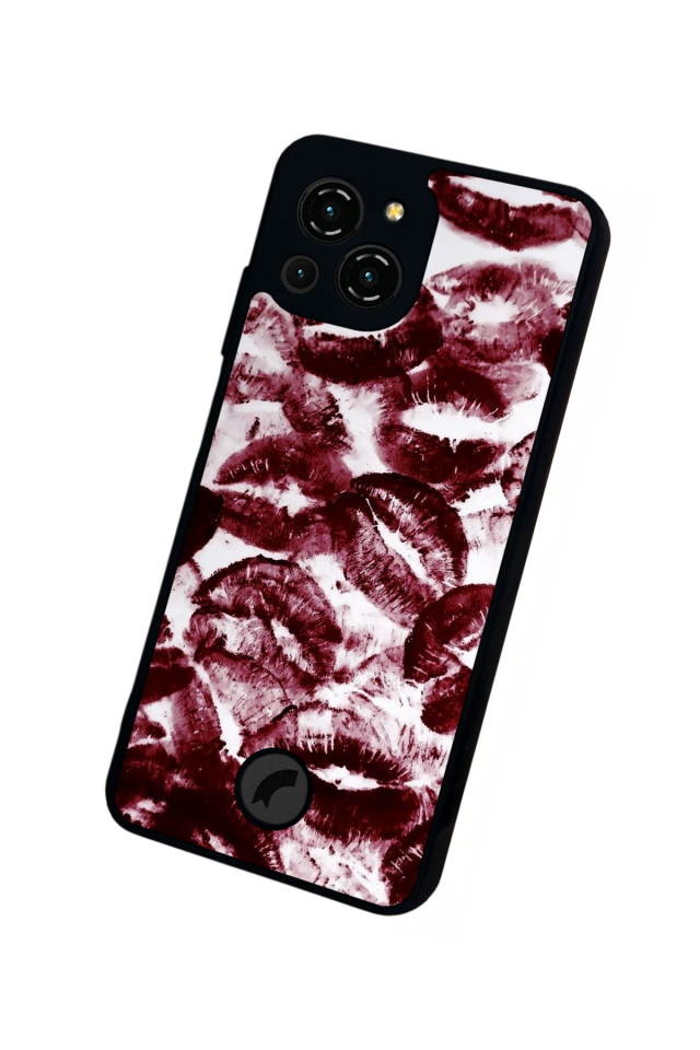 Reeder S23 Pro Max Uyumlu Dudak Tasarımlı Glossy Premium Kılıf