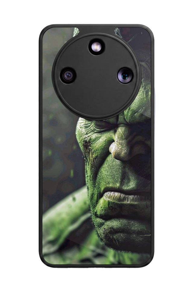 Honor Magic 8 Lite Uyumlu Hulk Tasarımlı Glossy Premium Kılıf