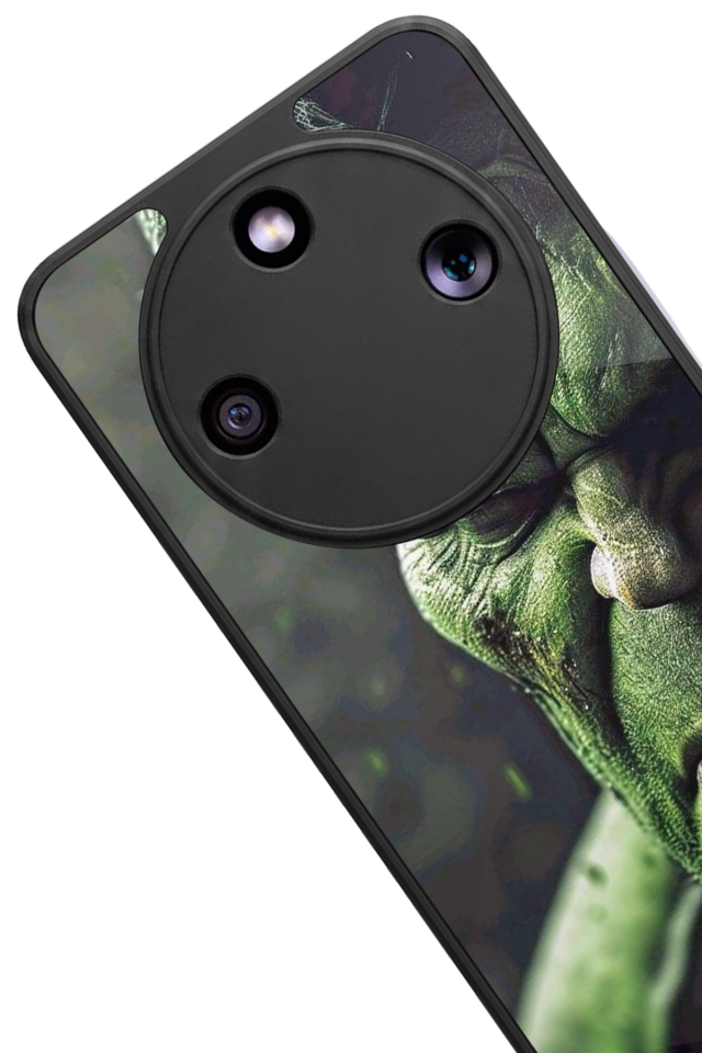 Honor Magic 8 Lite Uyumlu Hulk Tasarımlı Glossy Premium Kılıf