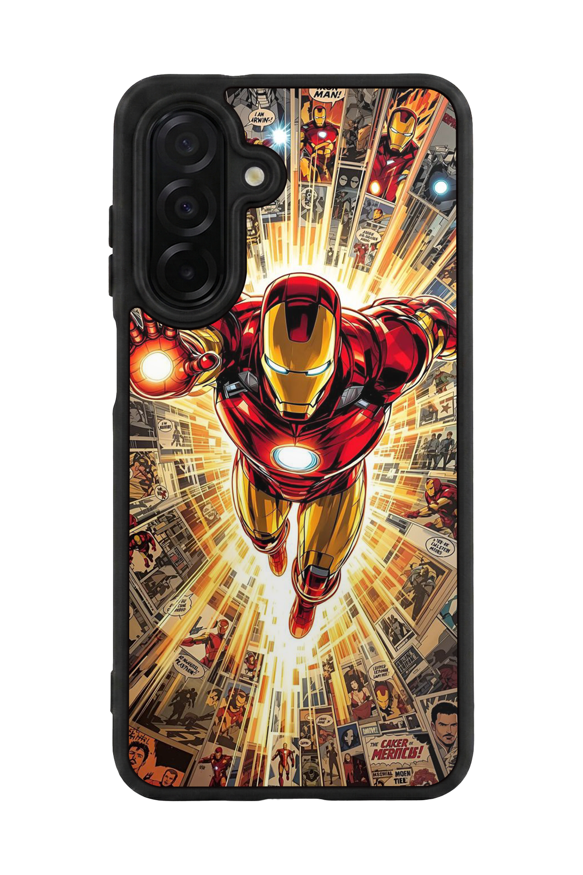 Samsung Galaxy A26 Uyumlu Iron Man ( Demir Adam ) Tasarımlı Glossy Premium Kılıf