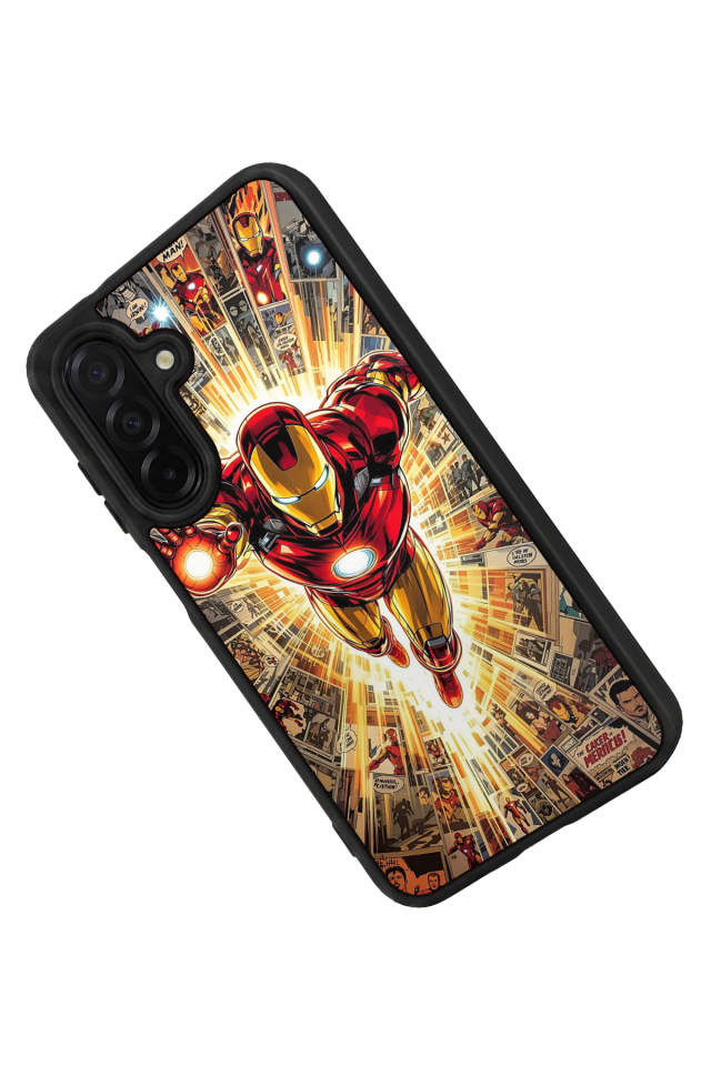 Samsung Galaxy A26 Uyumlu Iron Man ( Demir Adam ) Tasarımlı Glossy Premium Kılıf