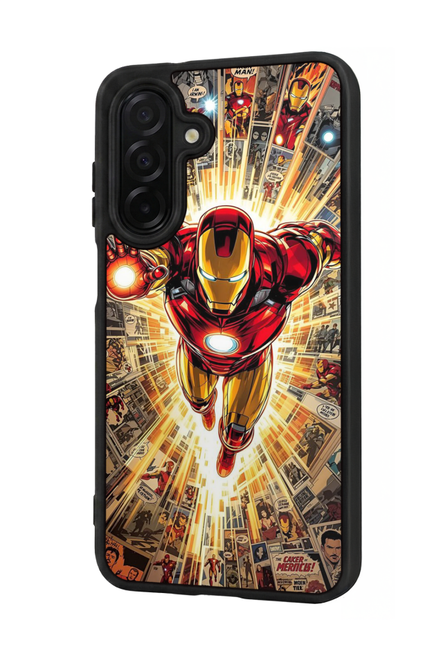 Samsung Galaxy A26 Uyumlu Iron Man ( Demir Adam ) Tasarımlı Glossy Premium Kılıf