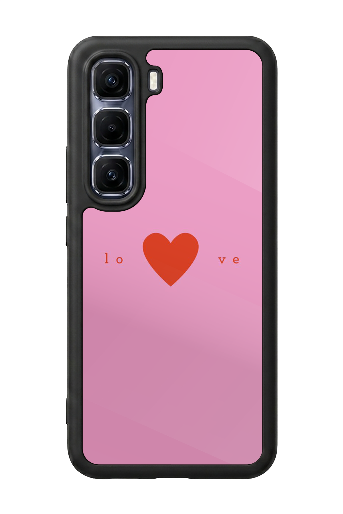 Infinix Hot 60 Pro Plus Uyumlu Kalp Love Tasarımlı Glossy Premium Kılıf