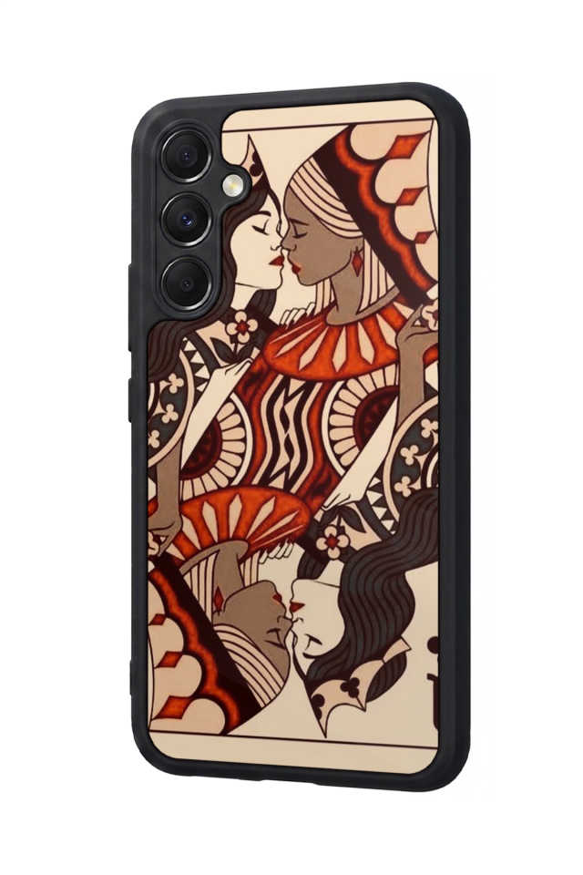 Samsung Galaxy A34 Uyumlu Kalp Love Tasarımlı Glossy Premium Kılıf