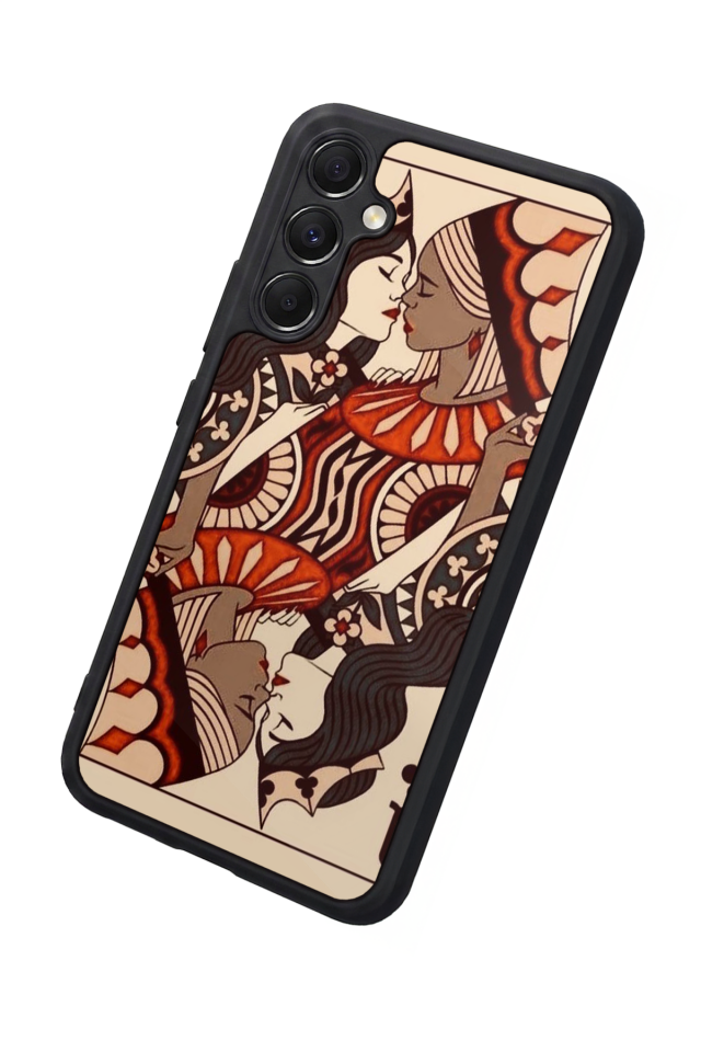 Samsung Galaxy A34 Uyumlu Kalp Love Tasarımlı Glossy Premium Kılıf