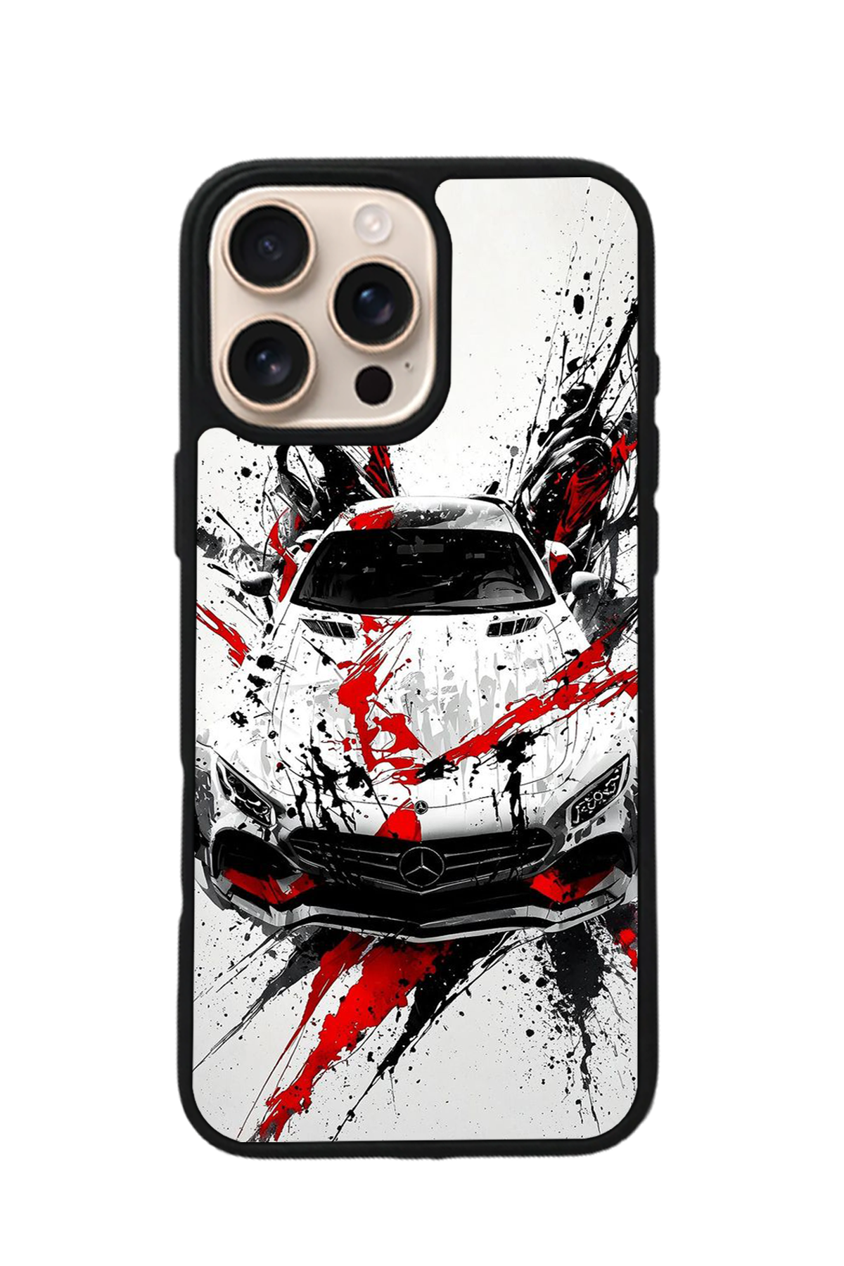 iPhone 15 Pro Max Uyumlu Mercedes Tasarımlı Glossy Premium Kılıf