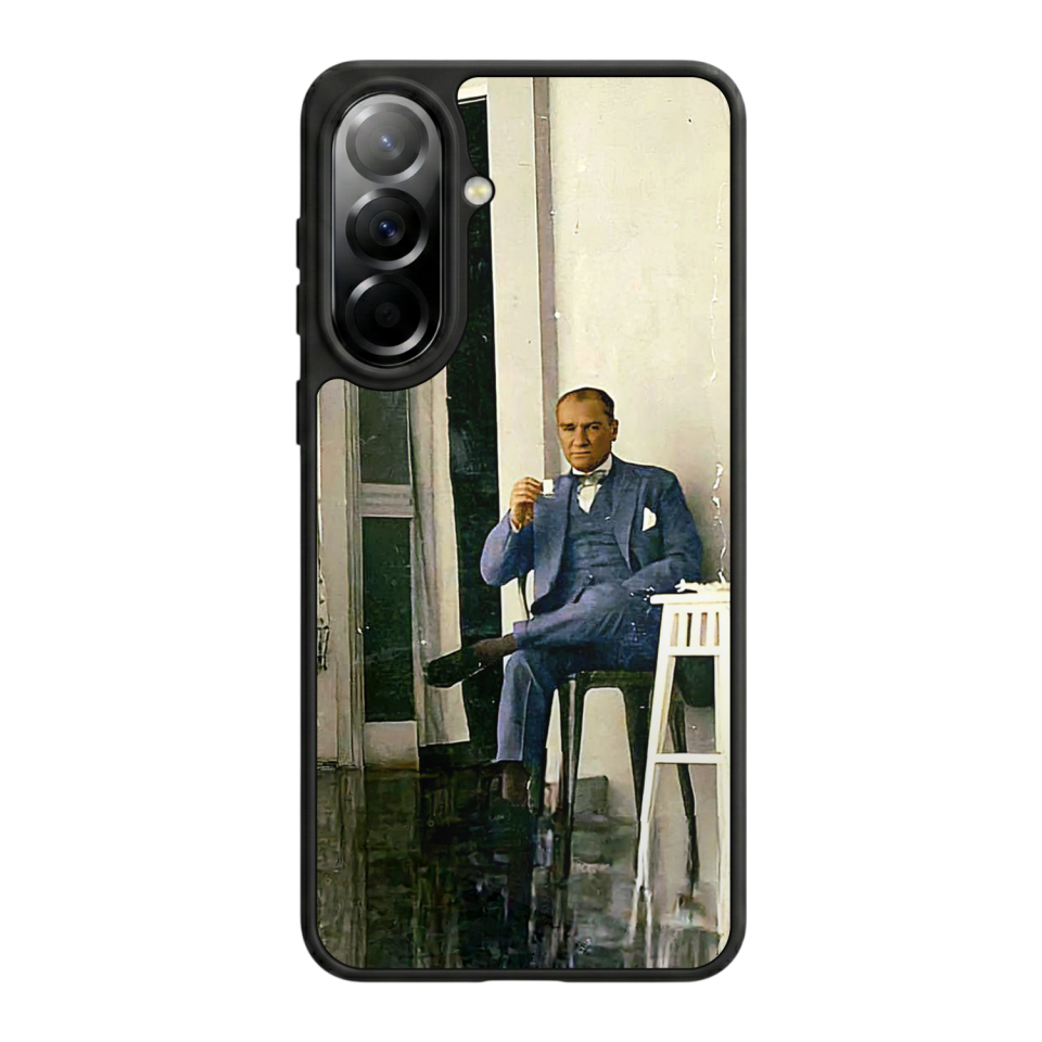 Samsung Galaxy A37 Uyumlu Mustafa Kemal Ataturk Tasarımlı Glossy Premium Kılıf