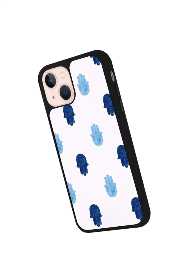 iPhone 15 Uyumlu Nazar Tasarımlı Glossy Premium Kılıf