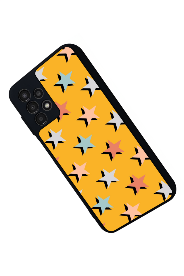Samsung Galaxy A13 Uyumlu Retro Yildizlar Tasarımlı Glossy Premium Kılıf