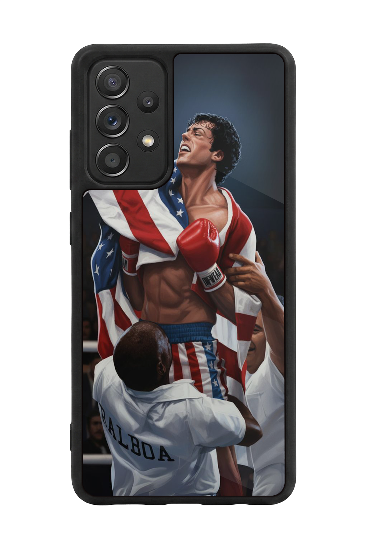 Samsung Galaxy A72 Uyumlu Rocky Tasarımlı Glossy Premium Kılıf