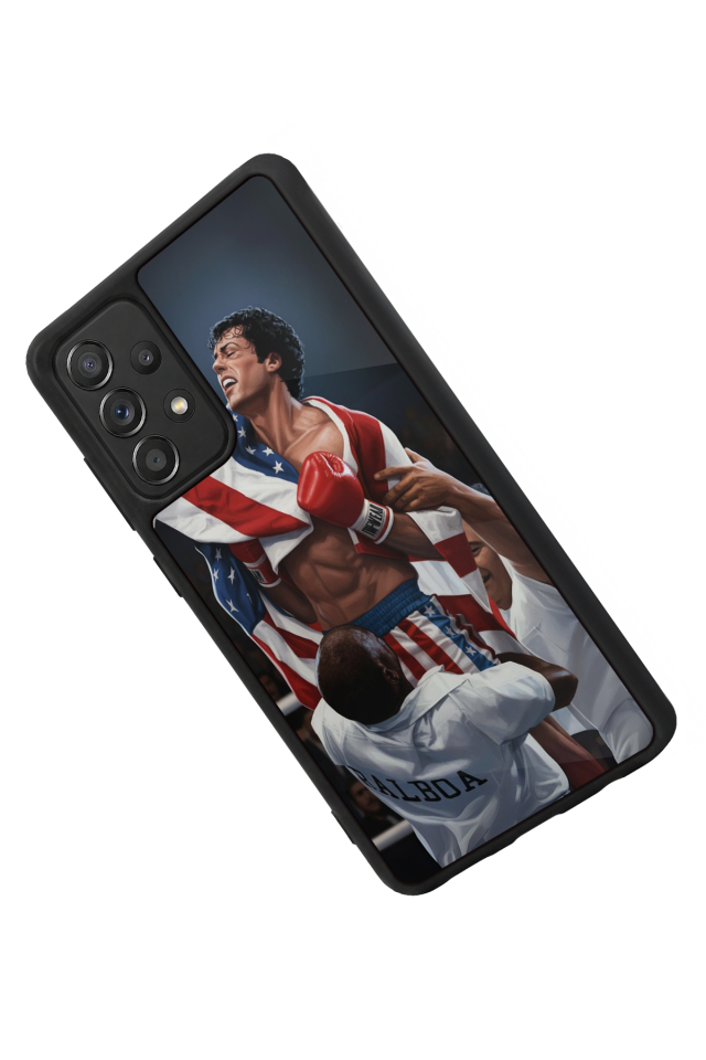 Samsung Galaxy A72 Uyumlu Rocky Tasarımlı Glossy Premium Kılıf