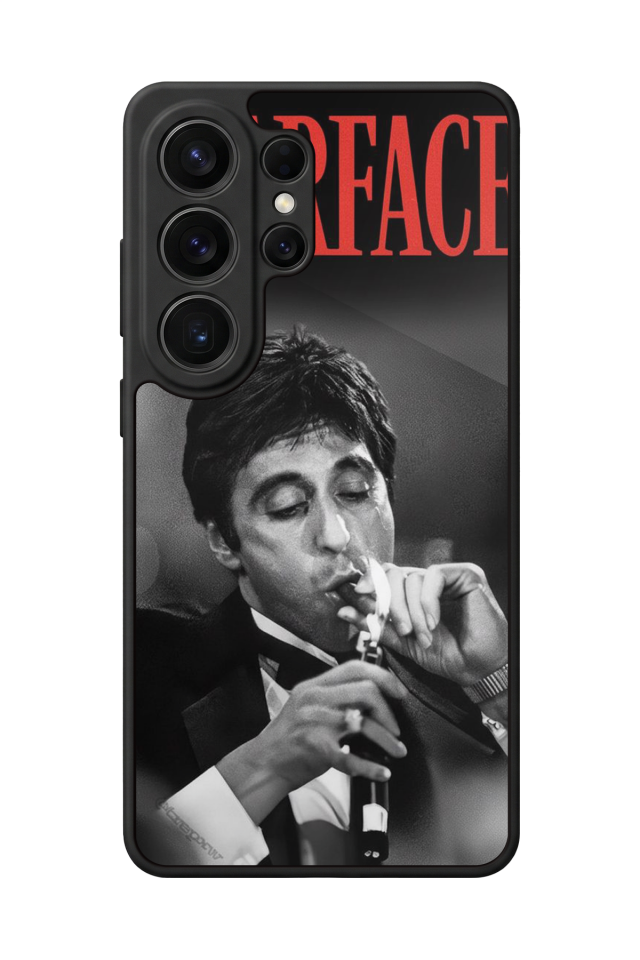 Samsung Galaxy S26 Ultra Uyumlu Scarface Tasarımlı Glossy Premium Kılıf
