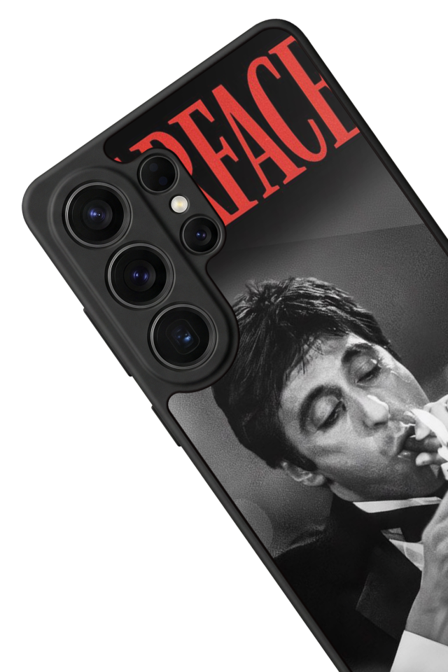 Samsung Galaxy S26 Ultra Uyumlu Scarface Tasarımlı Glossy Premium Kılıf