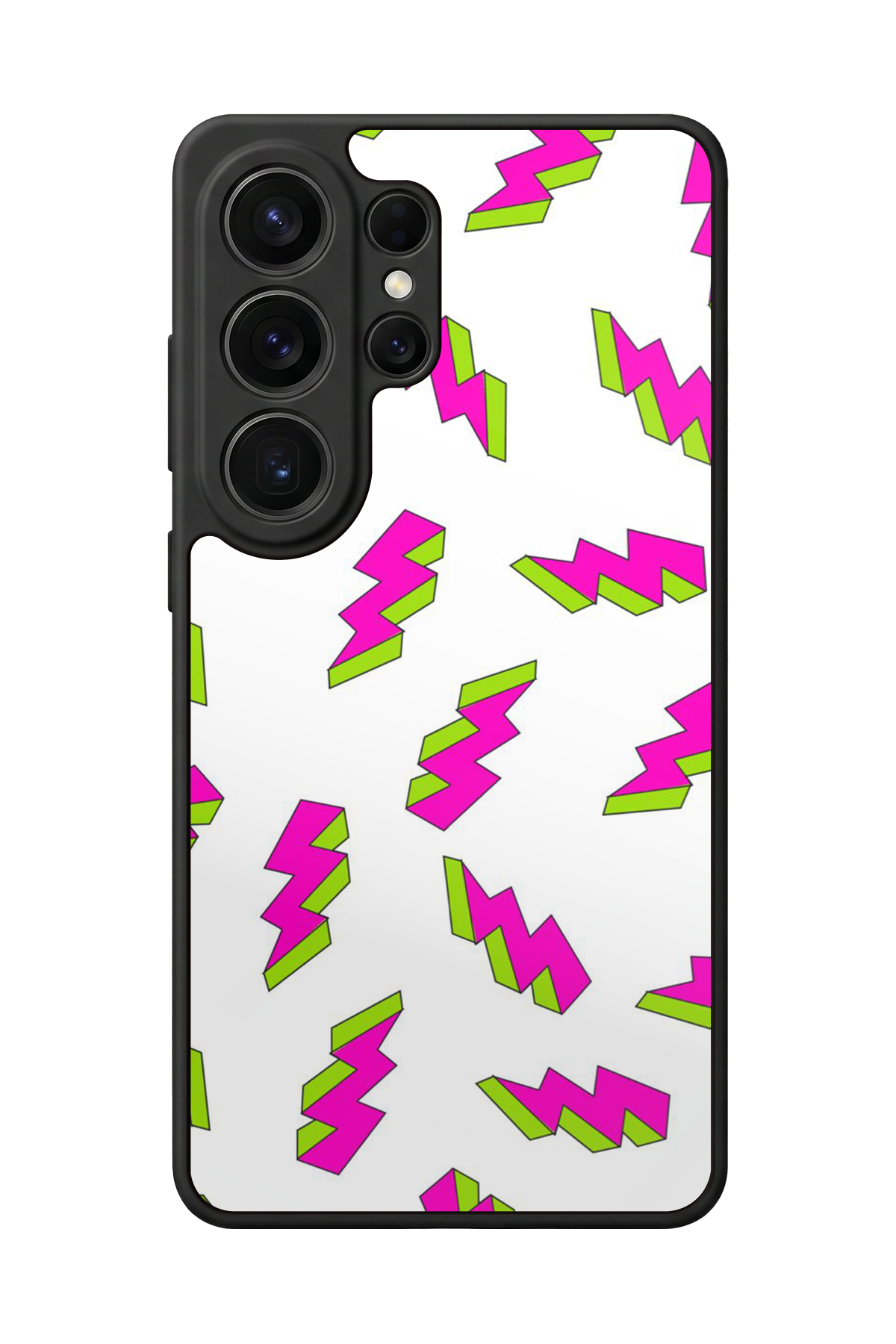 Samsung Galaxy S26 Ultra Uyumlu Simsek Tasarımlı Glossy Premium Kılıf