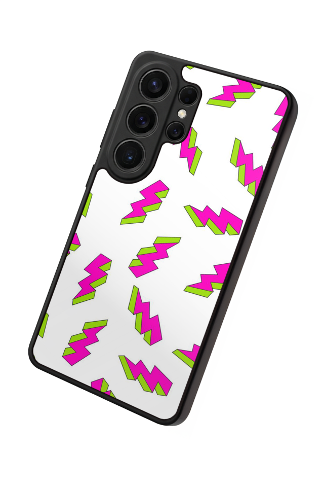 Samsung Galaxy S26 Ultra Uyumlu Simsek Tasarımlı Glossy Premium Kılıf