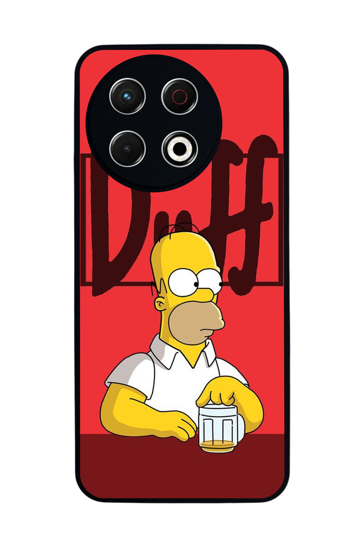 Tecno Spark 30 Pro Uyumlu The Simpsons Tasarımlı Glossy Premium Kılıf