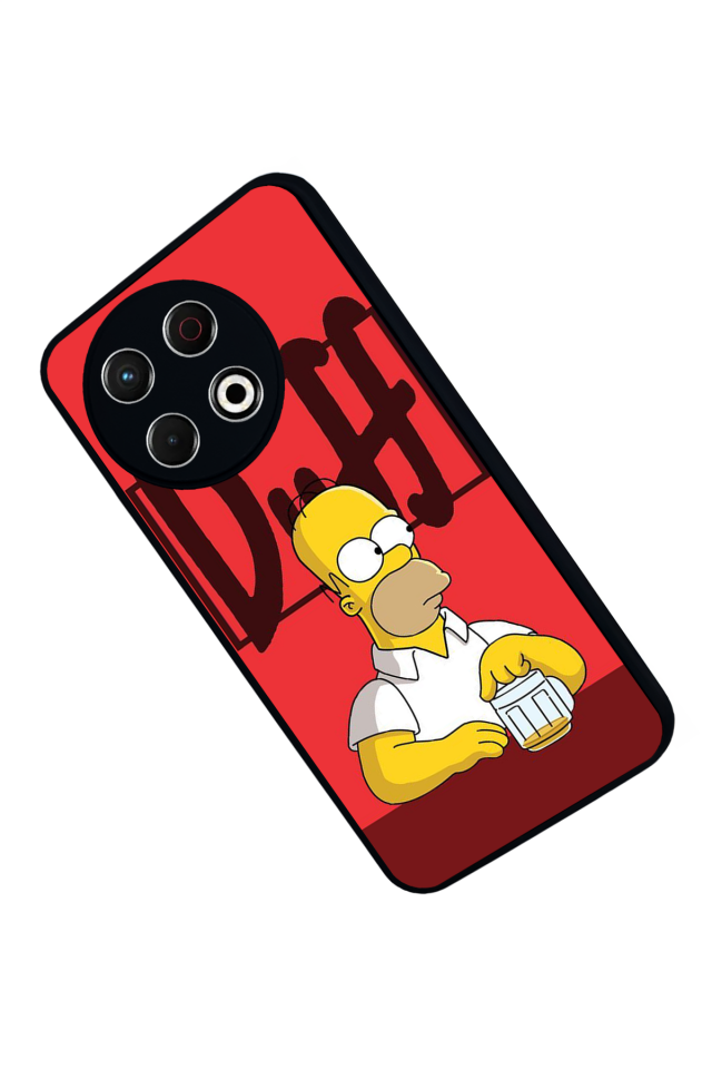 Tecno Spark 30 Pro Uyumlu The Simpsons Tasarımlı Glossy Premium Kılıf
